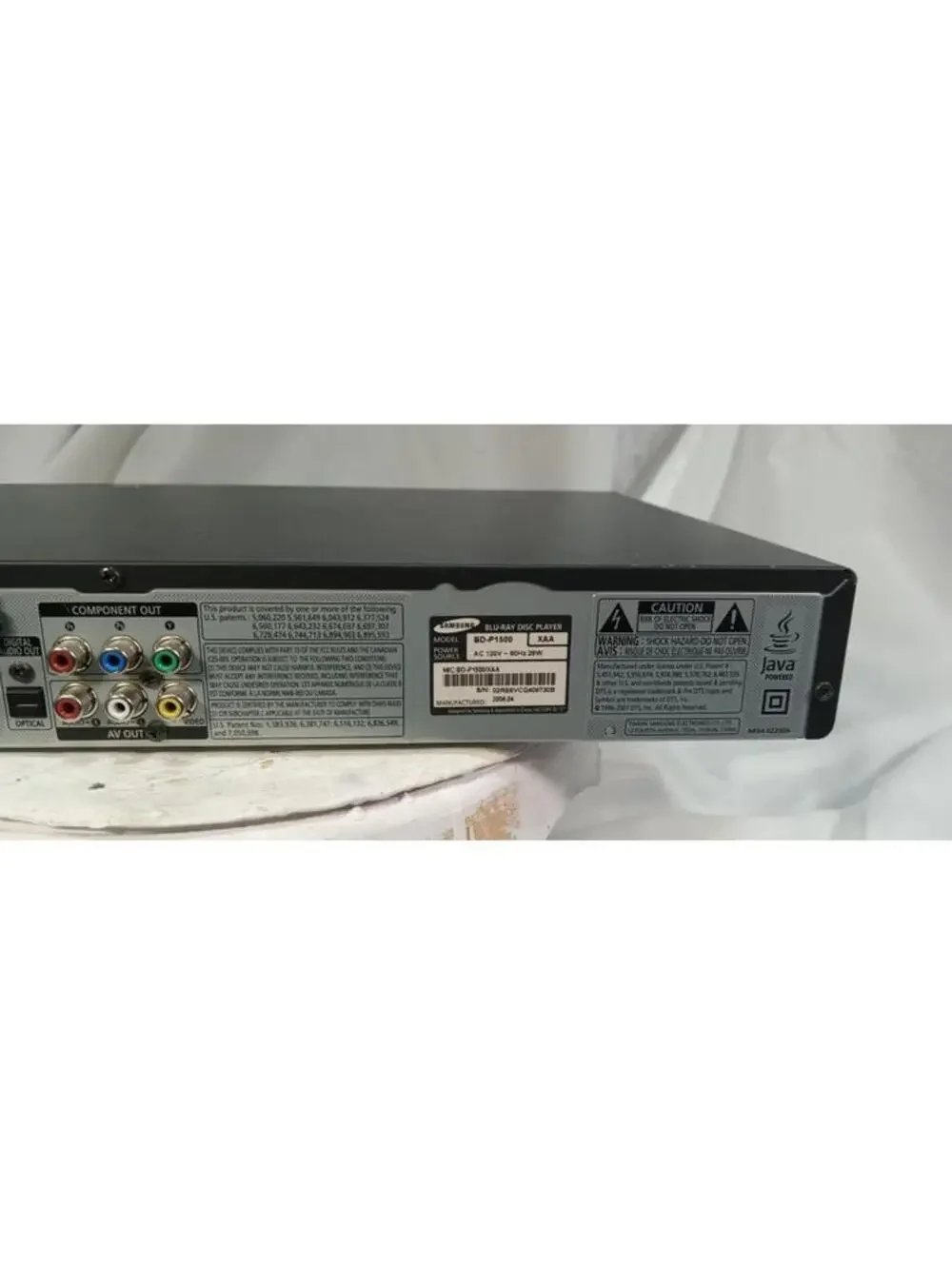 Samsung BD-P1500 Blu-Ray Disc Player 1080p Full HD HDMI Upscaling DVD Tested